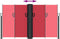 vidaXL - Windscherm - uittrekbaar - 140x1200 - cm - rood
