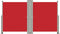 vidaXL - Windscherm - uittrekbaar - 140x1200 - cm - rood