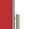 vidaXL - Windscherm - uittrekbaar - 140x1200 - cm - rood