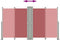 vidaXL - Windscherm - uittrekbaar - 140x1200 - cm - rood