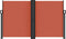 vidaXL - Windscherm - uittrekbaar - 140x1200 - cm - terracottakleurig