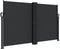 vidaXL - Windscherm - uittrekbaar - 140x1200 - cm - zwart