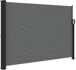 vidaXL - Windscherm - uittrekbaar - 140x300 - cm - antracietkleurig