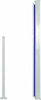 vidaXL - Windscherm - uittrekbaar - 140x300 - cm - blauw