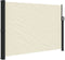 vidaXL - Windscherm - uittrekbaar - 140x300 - cm - crèmekleurig