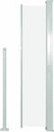 vidaXL - Windscherm - uittrekbaar - 140x300 - cm - crèmekleurig