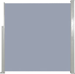vidaXL - Windscherm - uittrekbaar - 140x300 - cm - grijs