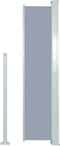 vidaXL - Windscherm - uittrekbaar - 140x300 - cm - grijs
