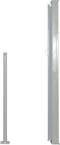 vidaXL - Windscherm - uittrekbaar - 140x300 - cm - grijs