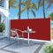 vidaXL - Windscherm - uittrekbaar - 140x300 - cm - rood