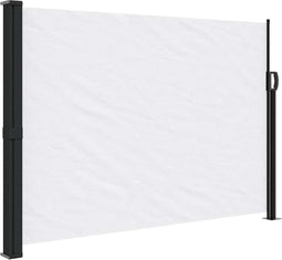 vidaXL - Windscherm - uittrekbaar - 140x300 - cm - wit