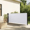vidaXL - Windscherm - uittrekbaar - 140x300 - cm - wit