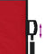 vidaXL - Windscherm - uittrekbaar - 140x500 - cm - rood