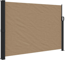 vidaXL - Windscherm - uittrekbaar - 140x500 - cm - taupe