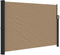 vidaXL - Windscherm - uittrekbaar - 140x500 - cm - taupe
