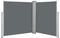 vidaXL - Windscherm - uittrekbaar - 140x600 - cm - antraciet