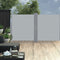 vidaXL - Windscherm - uittrekbaar - 140x600 - cm - antraciet