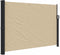 vidaXL - Windscherm - uittrekbaar - 140x600 - cm - beige