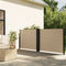 vidaXL - Windscherm - uittrekbaar - 140x600 - cm - beige