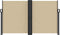 vidaXL - Windscherm - uittrekbaar - 140x600 - cm - beige