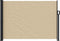 vidaXL - Windscherm - uittrekbaar - 140x600 - cm - beige