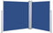 vidaXL - Windscherm - uittrekbaar - 140x600 - cm - blauw