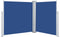 vidaXL - Windscherm - uittrekbaar - 140x600 - cm - blauw