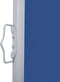 vidaXL - Windscherm - uittrekbaar - 140x600 - cm - blauw