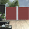 vidaXL - Windscherm - uittrekbaar - 140x600 - cm - bruin
