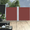 vidaXL - Windscherm - uittrekbaar - 140x600 - cm - bruin