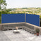 vidaXL - Windscherm - uittrekbaar - 140x600 - cm - bruin