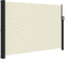 vidaXL - Windscherm - uittrekbaar - 140x600 - cm - crème