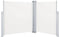 vidaXL - Windscherm - uittrekbaar - 140x600 - cm - crème