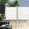 vidaXL - Windscherm - uittrekbaar - 140x600 - cm - crème