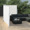vidaXL - Windscherm - uittrekbaar - 140x600 - cm - crème