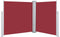 vidaXL - Windscherm - uittrekbaar - 140x600 - cm - rood