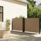 vidaXL - Windscherm - uittrekbaar - 140x600 - cm - taupe