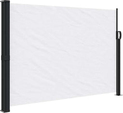 vidaXL - Windscherm - uittrekbaar - 140x600 - cm - wit
