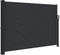 vidaXL - Windscherm - uittrekbaar - 140x600 - cm - zwart