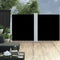 vidaXL - Windscherm - uittrekbaar - 140x600 - cm - zwart