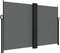 vidaXL - Windscherm - uittrekbaar - 160x1000 - cm - antracietkleurig