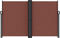vidaXL - Windscherm - uittrekbaar - 160x1000 - cm - bruin