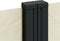 vidaXL - Windscherm - uittrekbaar - 160x1000 - cm - crèmekleurig