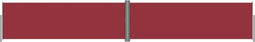 vidaXL - Windscherm - uittrekbaar - 160x1000 - cm - rood