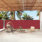 vidaXL - Windscherm - uittrekbaar - 160x1000 - cm - rood