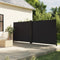 vidaXL - Windscherm - uittrekbaar - 160x1000 - cm - zwart