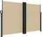 vidaXL - Windscherm - uittrekbaar - 160x1200 - cm - beige