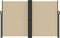 vidaXL - Windscherm - uittrekbaar - 160x1200 - cm - beige