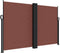 vidaXL - Windscherm - uittrekbaar - 160x1200 - cm - bruin