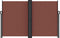 vidaXL - Windscherm - uittrekbaar - 160x1200 - cm - bruin